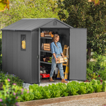 Darwin 6x8ft (1.9m x 2.4m) Garden Shed