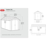 Premier Apex Shed 7.5 × 11.5 ft