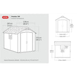 Premier Apex Shed 7.5 × 9 ft
