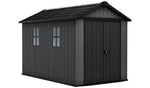 Newton Plus Apex Plastic Shed 7.5 × 11 ft Grey