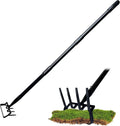 2-in-1 Garden Rake and Stirrup Hoe – Manual Weeding Cultivator