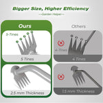 Tine Hand Weed Puller – Manganese Steel Head & Rubber Grip