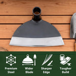 Replacement Garden Hoe Head – Round-Eye Design (Head Only)