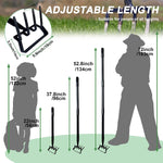 2-in-1 Garden Rake and Stirrup Hoe – Manual Weeding Cultivator