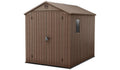 Darwin Apex Garden Storage Shed 6 × 8 ft Brown