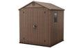 Darwin Apex Garden Storage Shed 6 × 6 ft Brown