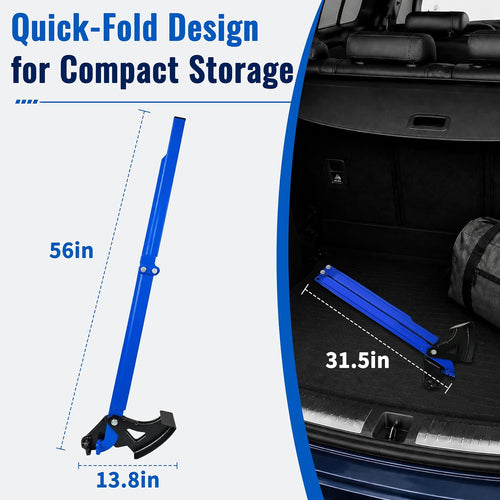 Foldable Sapling and Shrub Puller – Manual Root Removal Tool