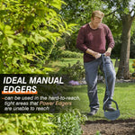 Manual Half-Moon Lawn Edger – Garden Border Cutting Tool