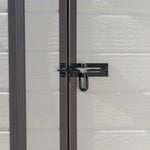 Manor Pent Outdoor Garden Storage Shed 6 × 6 ft Brown