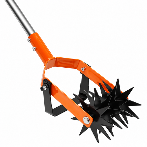 Rotary Garden Cultivator – Manual Soil Loosening and Weeding Tool